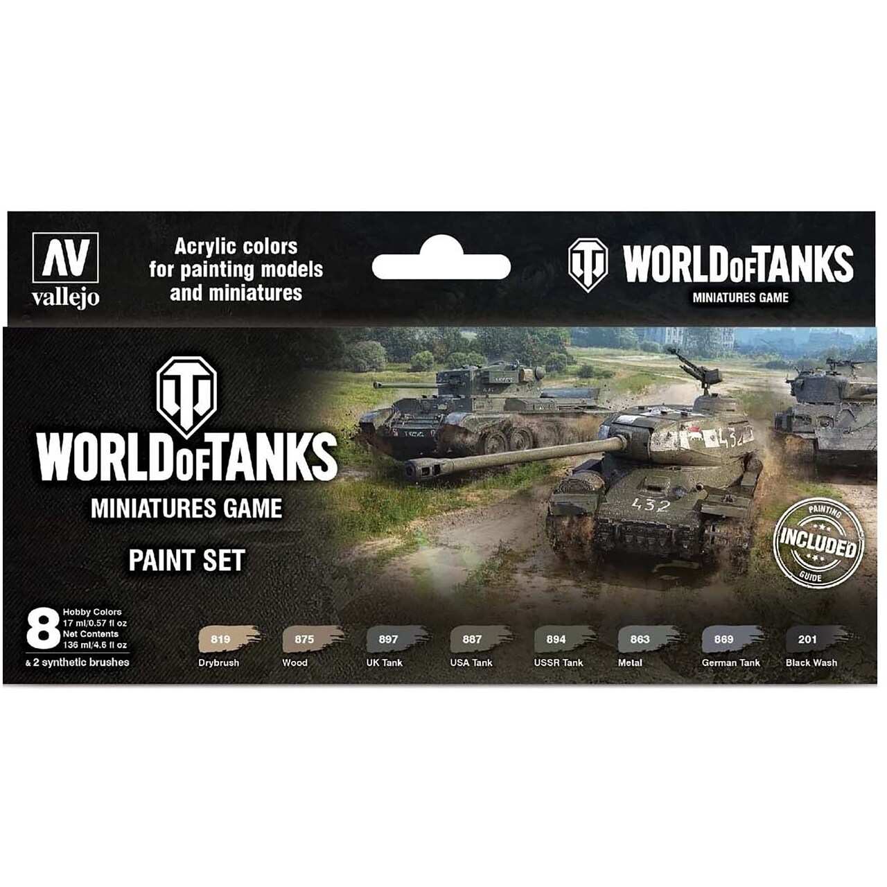 World of Tanks: Paint Set - Miniatures RPG Accessory, Gale Force Nine
